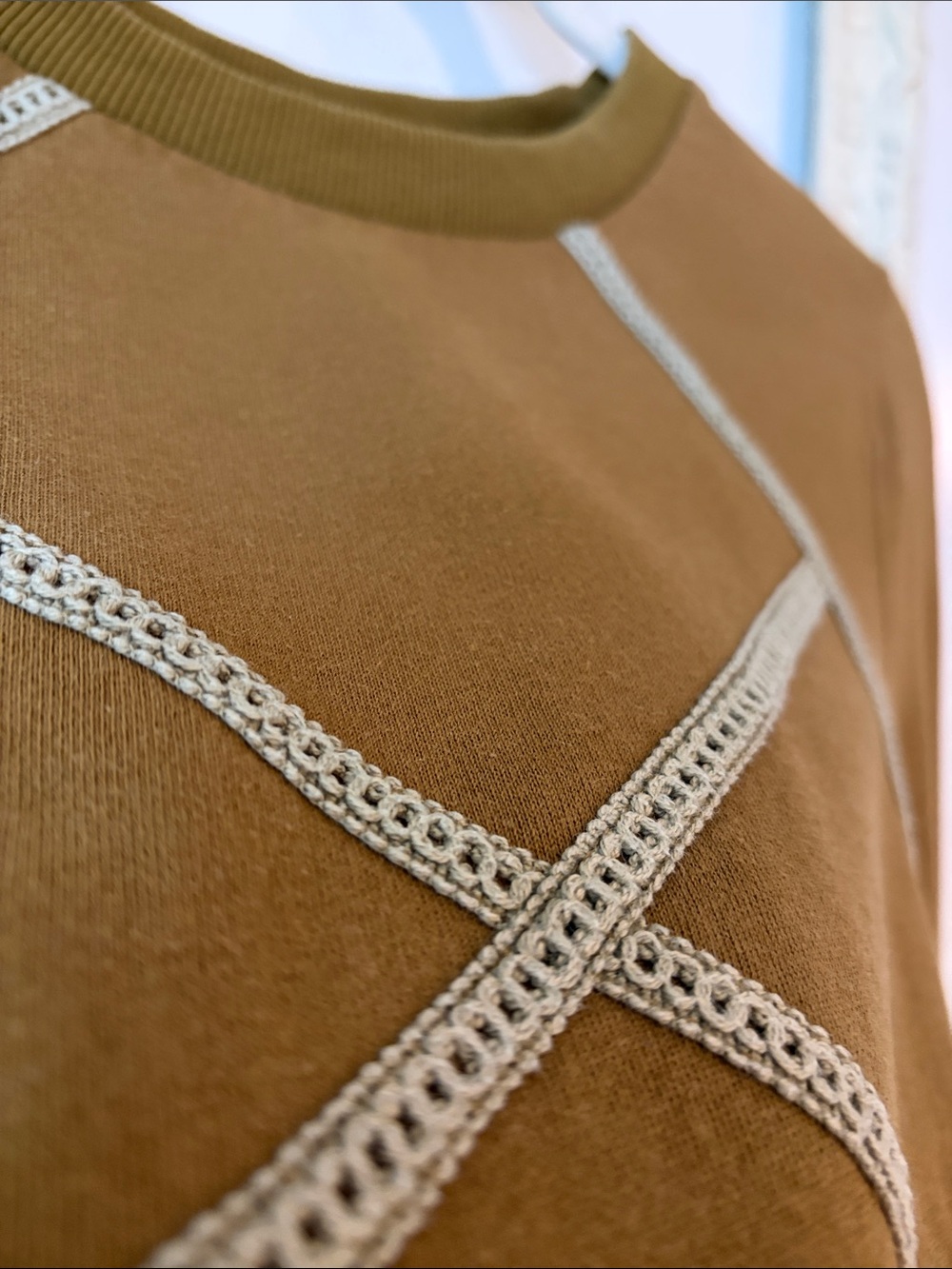JACKSON ROWE | Mustard Brown Crewneck Sweater - Picture 6 of 12